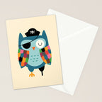 Captain Whooo Stationery Card Gallery Image 2
