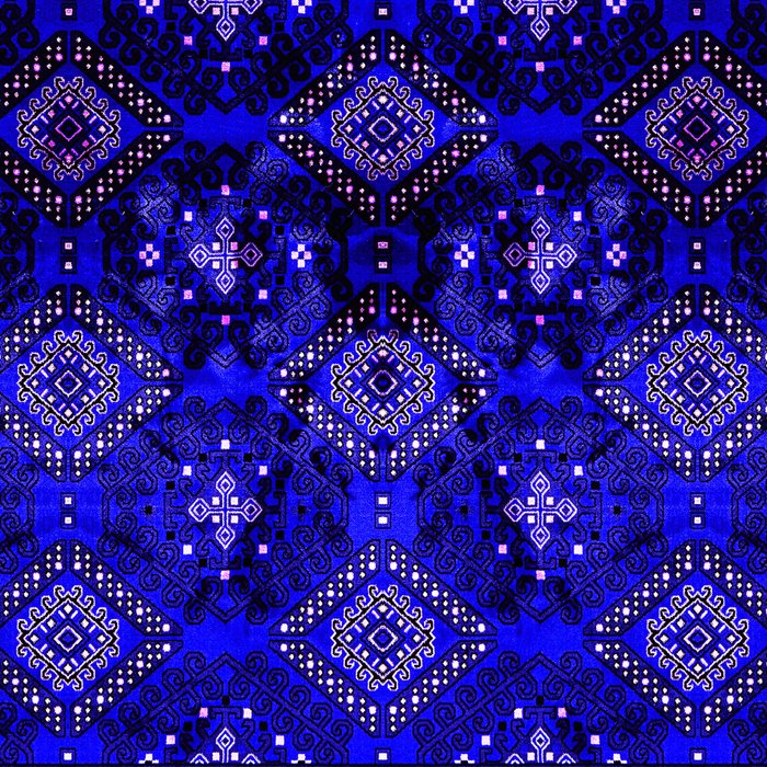 Oriental Opulence: Royal Blue Velvet Moroccan Majesty Coffee Mug Gallery Image 2