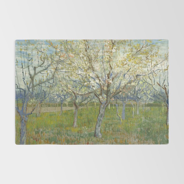 The Pink Orchard by Vincent van Gogh, 1888 Rug Gallery Image 2