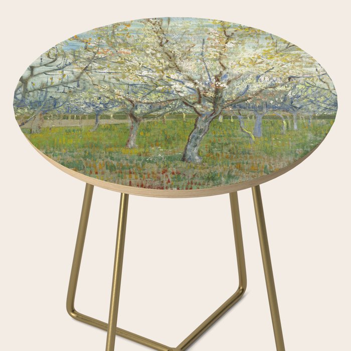 The Pink Orchard by Vincent van Gogh, 1888 Side Table Gallery Image 2
