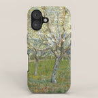 The Pink Orchard by Vincent van Gogh, 1888 iPhone Case Gallery Image 1