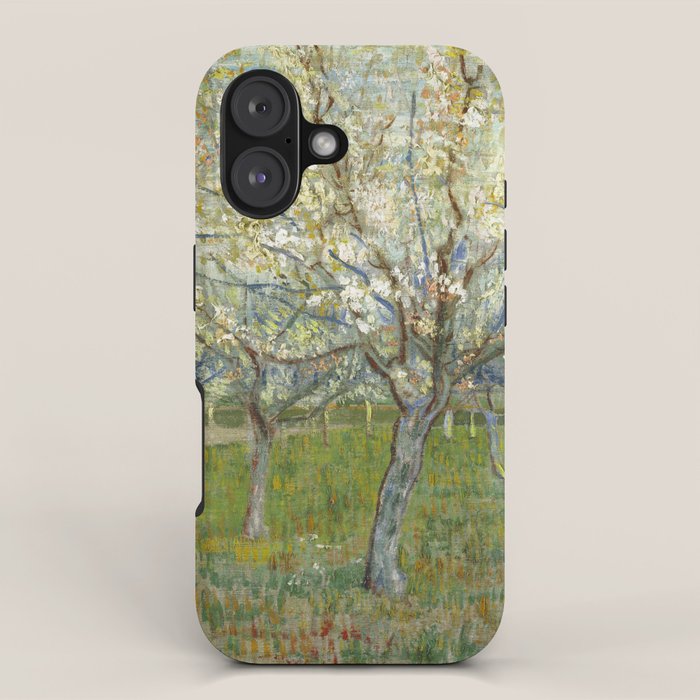 The Pink Orchard by Vincent van Gogh, 1888 iPhone Case Gallery Image 1
