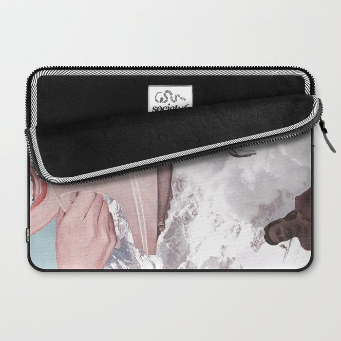 Doris Whisker - Avalanche whipped cream Laptop Sleeve Gallery Image 2