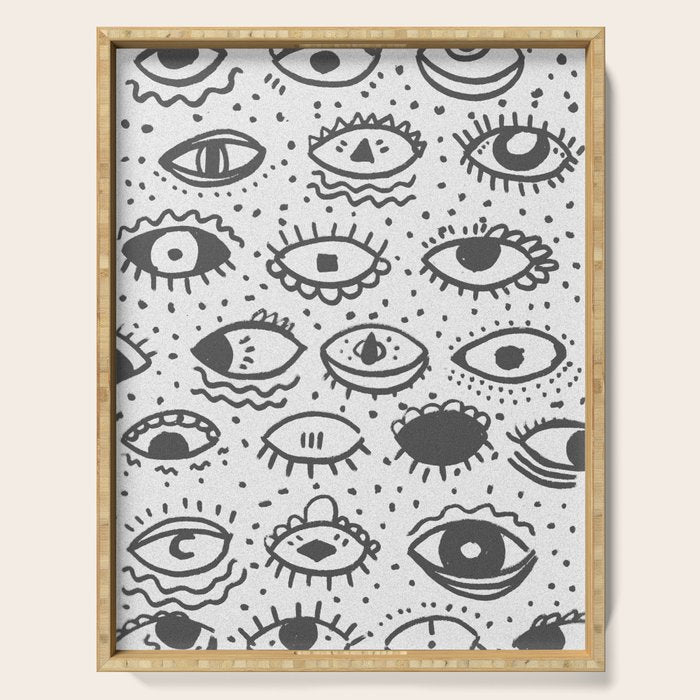 EYES PATTERN Serving Tray Gallery Image 1