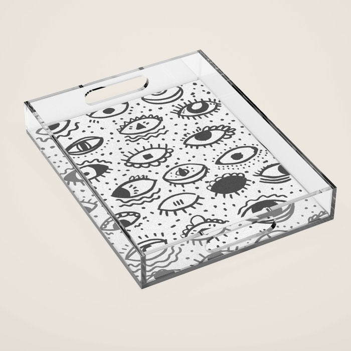 EYES PATTERN Acrylic Tray Gallery Image 1