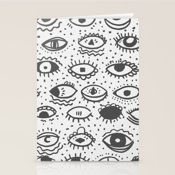 EYES PATTERN Stationery Card Gallery Image 1