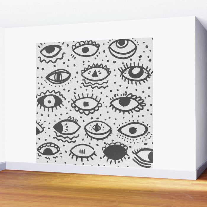 EYES PATTERN Wall Mural Gallery Image 2