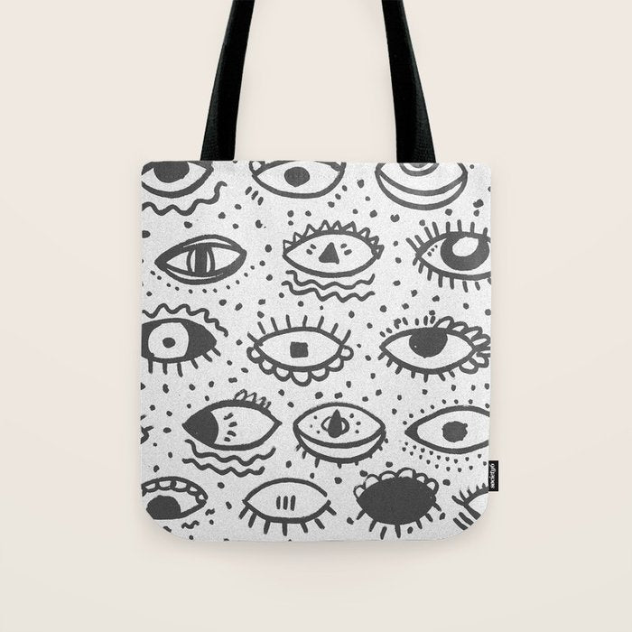 EYES PATTERN Tote Bag Gallery Image 1