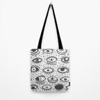 EYES PATTERN Tote Bag Gallery Image 2