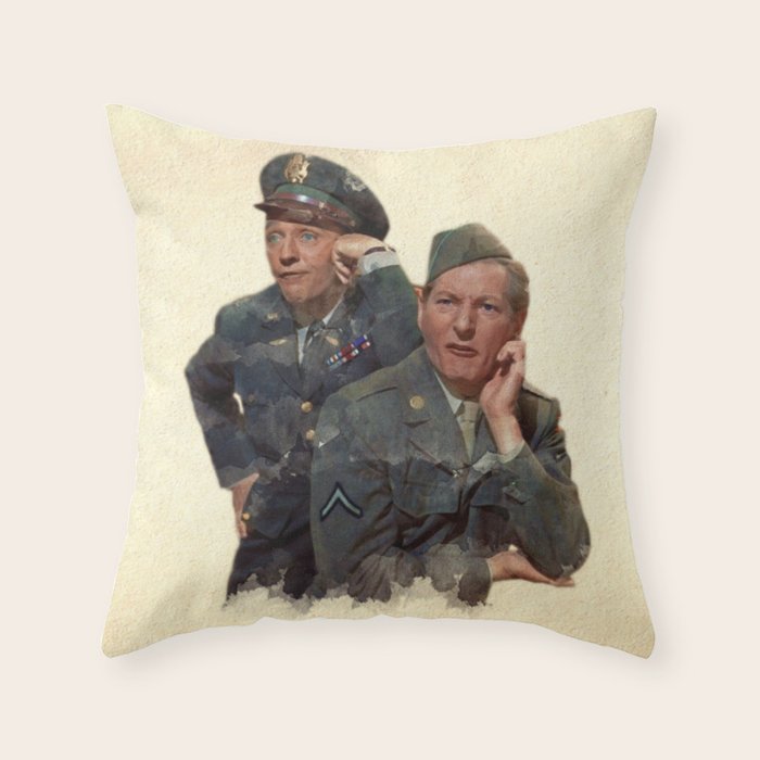 Wallace & Davis (White Christmas) Throw Pillow Gallery Image 6