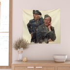 Wallace & Davis (White Christmas) Wall Tapestry Gallery Image 2