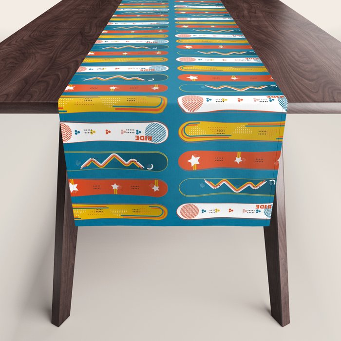 SNOWBOARD DESIGN Table Runner Gallery Image 1