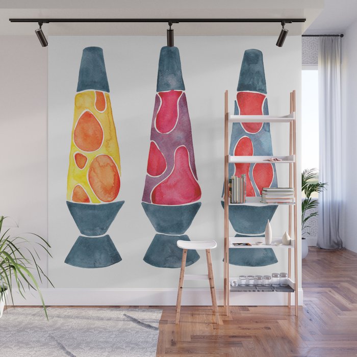 Retro Vibes - Warm Palette Wall Mural Gallery Image 1