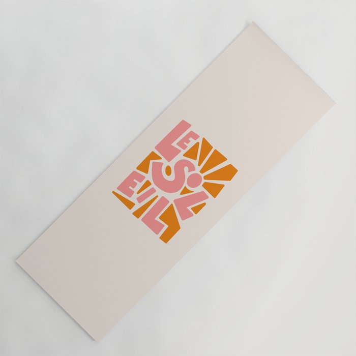 Le Soleil French Sun Yoga Mat Gallery Image 1