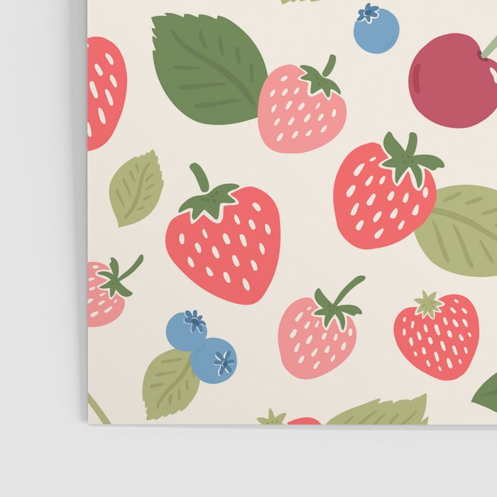 Berry Cherry Harvest Poster Gallery Image 3