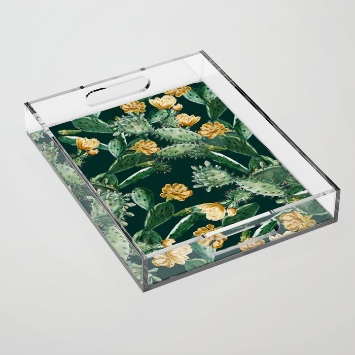 Cactus Garden Acrylic Tray Gallery Image 1