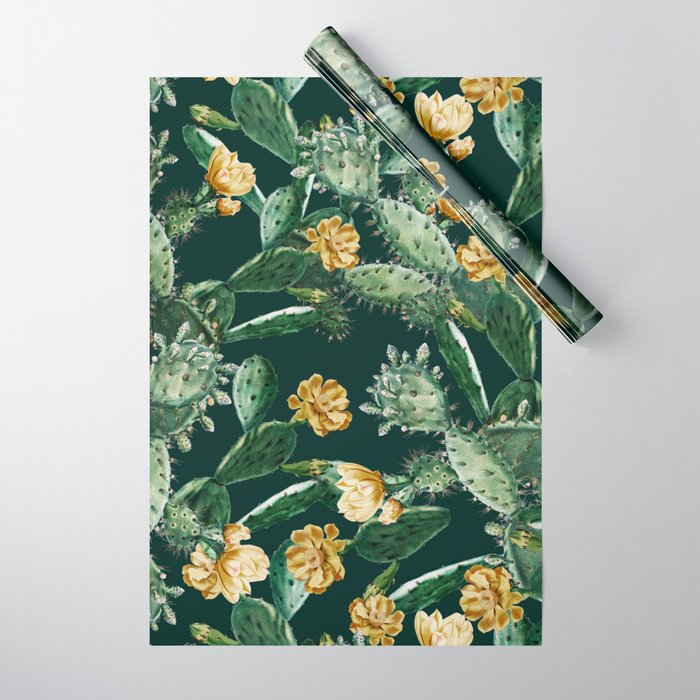 Cactus Garden Wrapping Paper Gallery Image 1