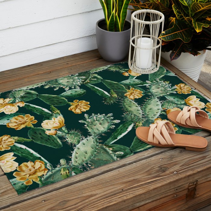 Cactus Garden Outdoor Rug Gallery Image 2