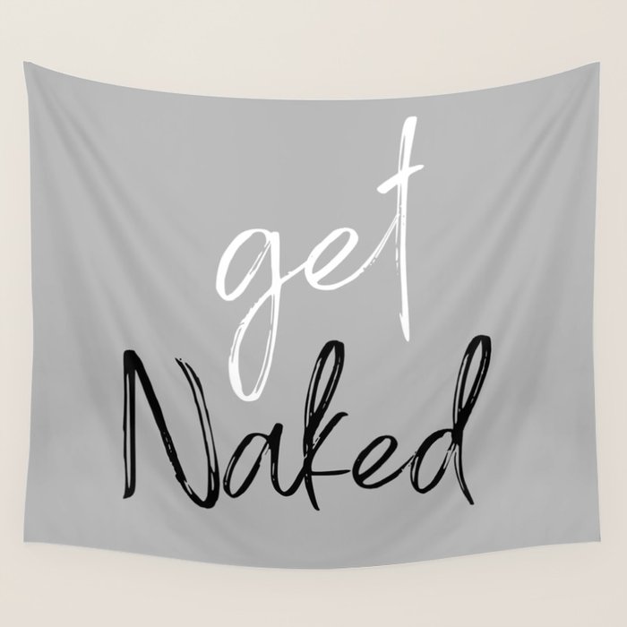 Get Naked Bathroom Decor Prints Wall Tapestry Gallery Image 4