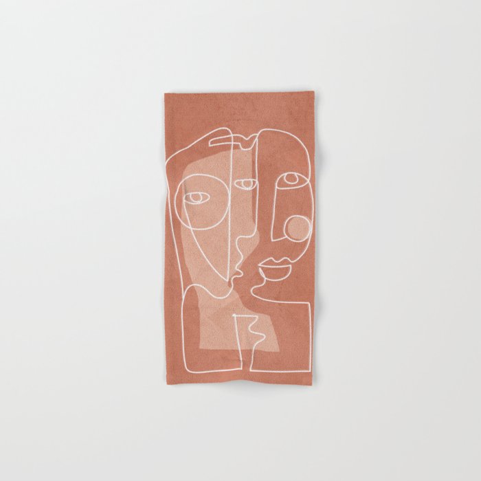 Faces 01 Bath Towel Gallery Image 1