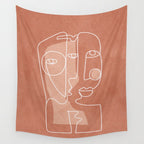 Faces 01 Wall Tapestry Gallery Image 4