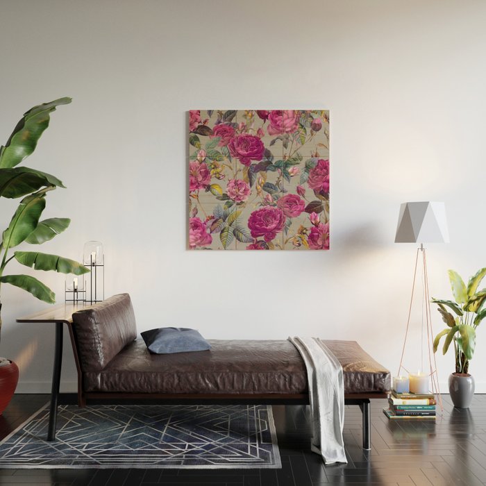 Rose Garden XI Wood Wall Art Gallery Image 2