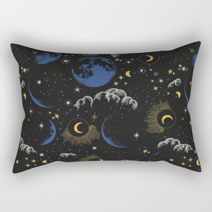 Night sky of stars 24 Rectangular Pillow Gallery Image 2