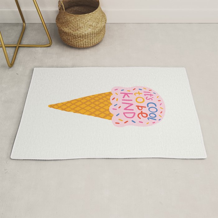 Cool to be Kind Ice Cream Rug Gallery Image 1