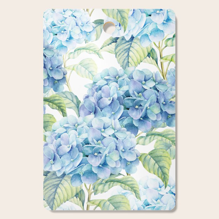 Blue Hydrangea Cutting Board Gallery Image 1