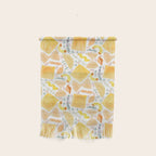 Pasta Pattern on White Wall Hanging Gallery Image 1