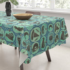 Halloween Pumpkins - ghoulish green  Tablecloth Gallery Image 3