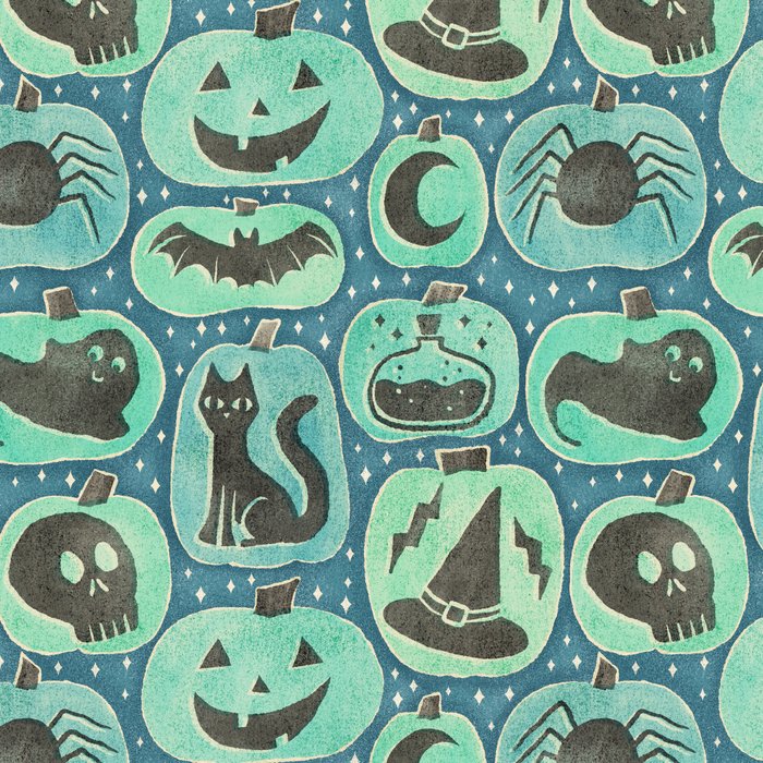 Halloween Pumpkins - ghoulish green  Coffee Mug Gallery Image 2