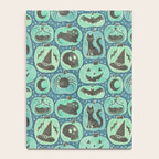 Halloween Pumpkins - ghoulish green  Notebook Gallery Image 4