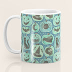 Halloween Pumpkins - ghoulish green  Coffee Mug Gallery Image 3