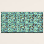 Halloween Pumpkins - ghoulish green  Desk Mat Gallery Image 3