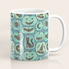Halloween Pumpkins - ghoulish green  Coffee Mug Gallery Image 1