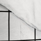 Grid Pattern Stripes Lines Black and White Minimalist Geometric Stripe Line Drawing Comforter Gallery Image 4