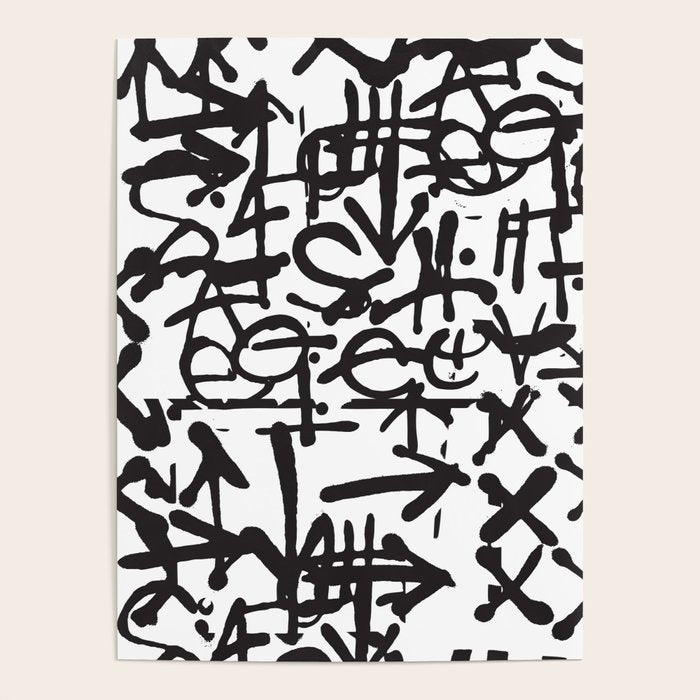 Graffiti Pattern Poster Gallery Image 1