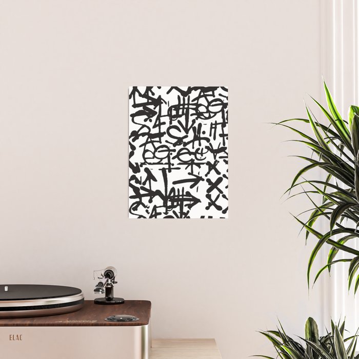Graffiti Pattern Poster Gallery Image 2