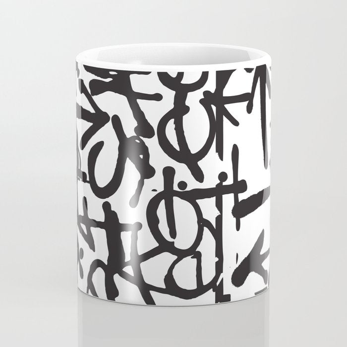 Graffiti Pattern Coffee Mug Gallery Image 4