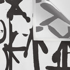 Graffiti Pattern Wall Tapestry Gallery Image 3