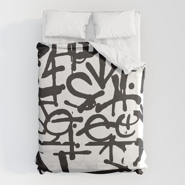 Graffiti Pattern Duvet Cover Gallery Image 1