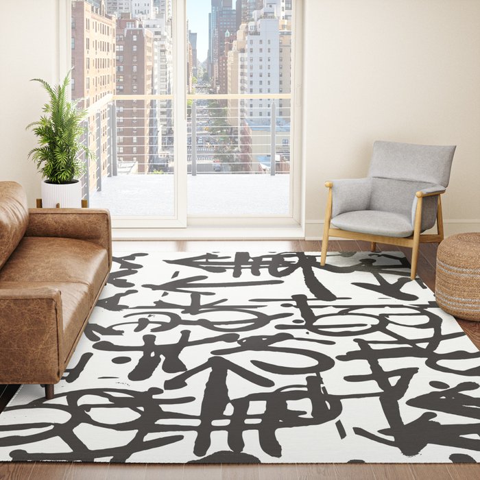 Graffiti Pattern Rug Gallery Image 4