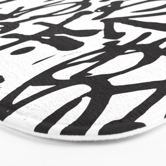 Graffiti Pattern Bath Mat Gallery Image 3