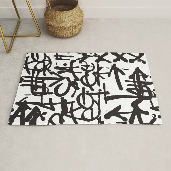 Graffiti Pattern Rug Gallery Image 1