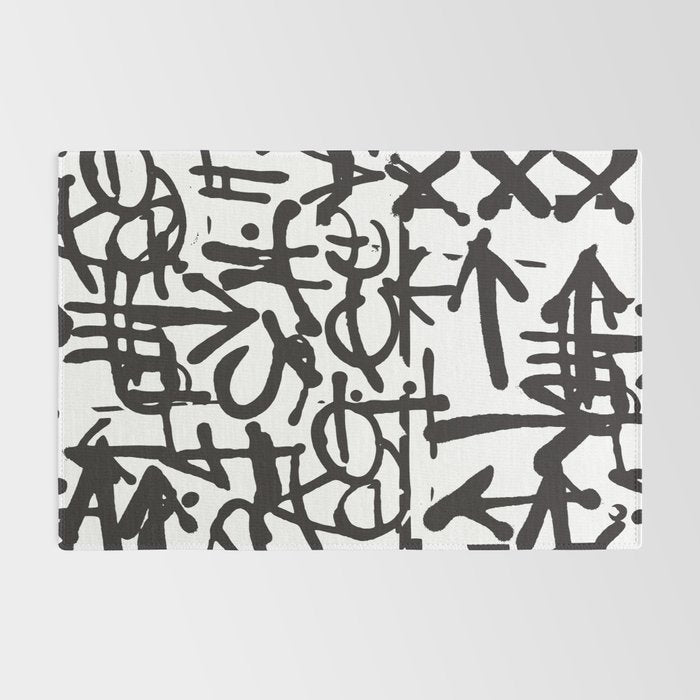 Graffiti Pattern Rug Gallery Image 2