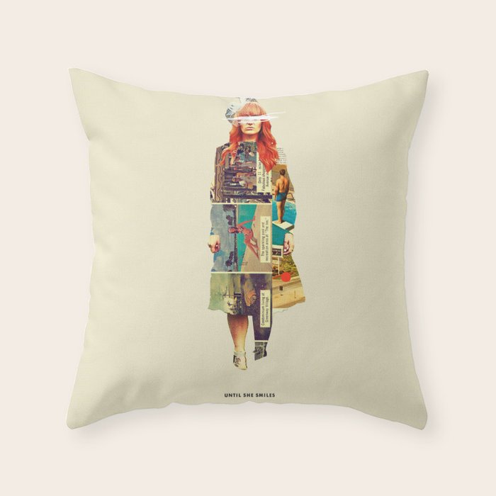 Until She Smiles Throw Pillow Gallery Image 6
