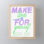 Make Time for Yourself Mini Art Print Gallery Image 1