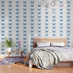 Two Blue Butterflies Watercolor Wallpaper Gallery Image 3