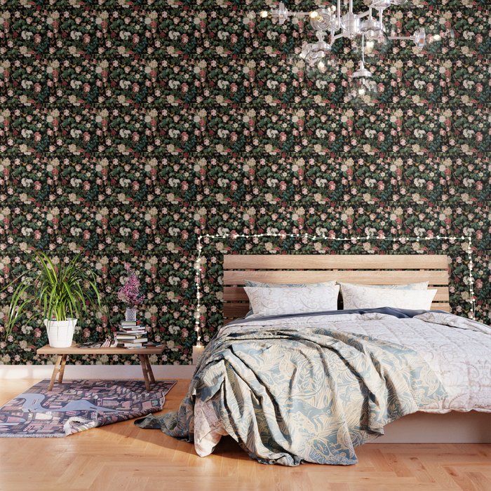 Floral and Butterflies Wallpaper Gallery Image 1